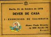 Dever de casa