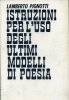 Istruzioni per l'uso degli ultimi modelli di poesia