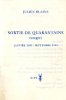 SORTIE DE QUARANTAINE (Verger)