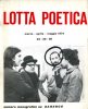 LOTTA POETICA n. 34-35-36 Marzo-Aprile-Maggio 1974