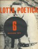 LOTTA POETICA  n. 6  Novembre 1971